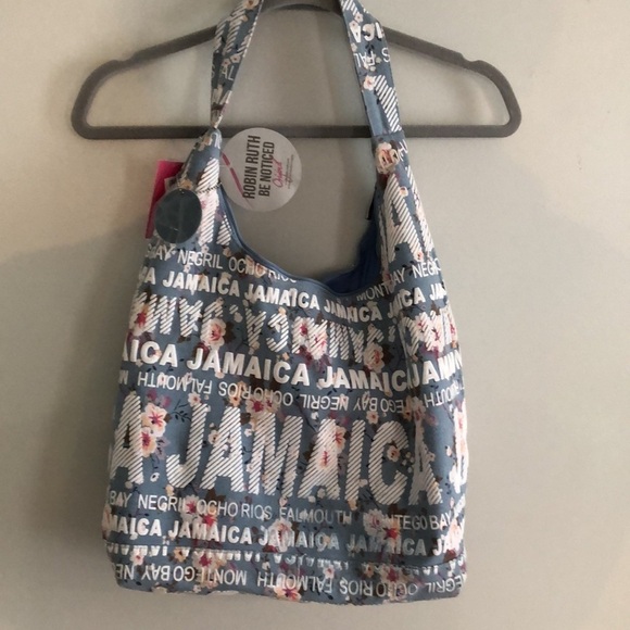 🇯🇲 Jamaica Tote Bag  With Zipper Robin Ruth - Picture 5 of 11